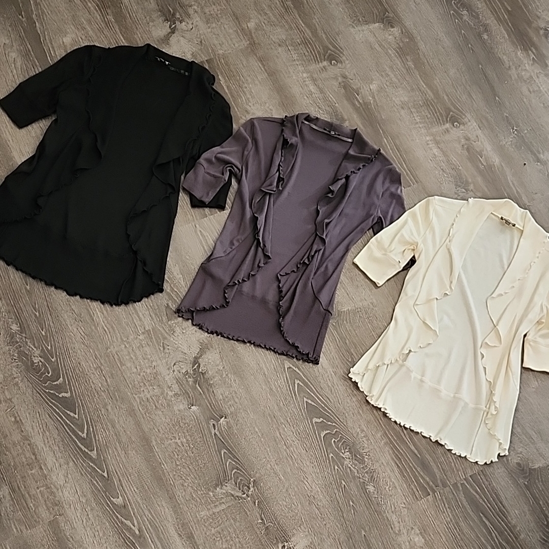 Express Women's Tops - Black, Grey, Cream